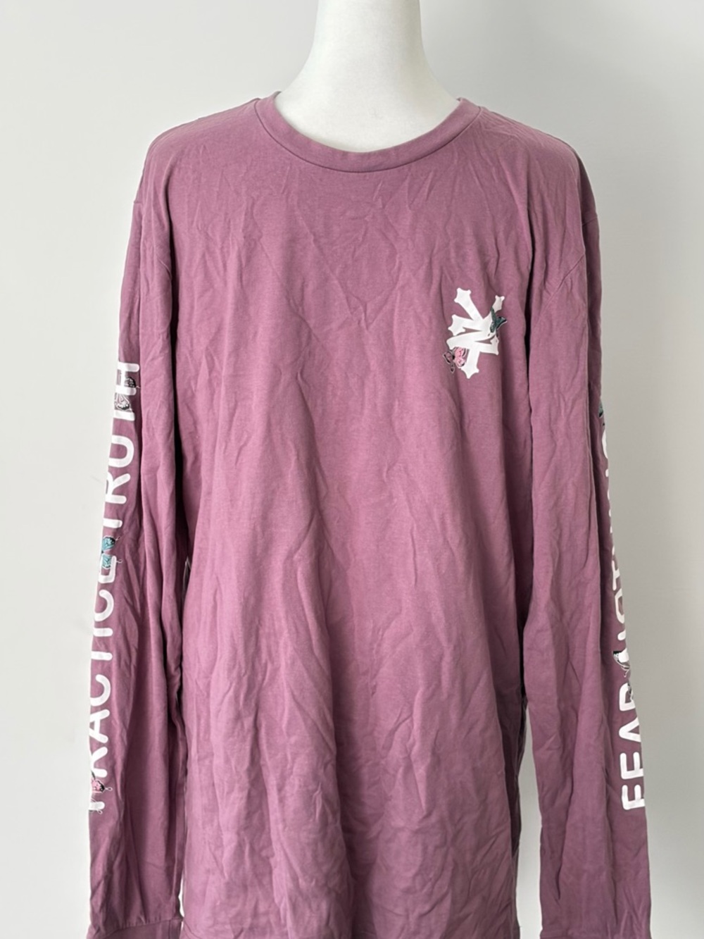 Zoo York Mauve Long Sleeve Graphic Crewneck
